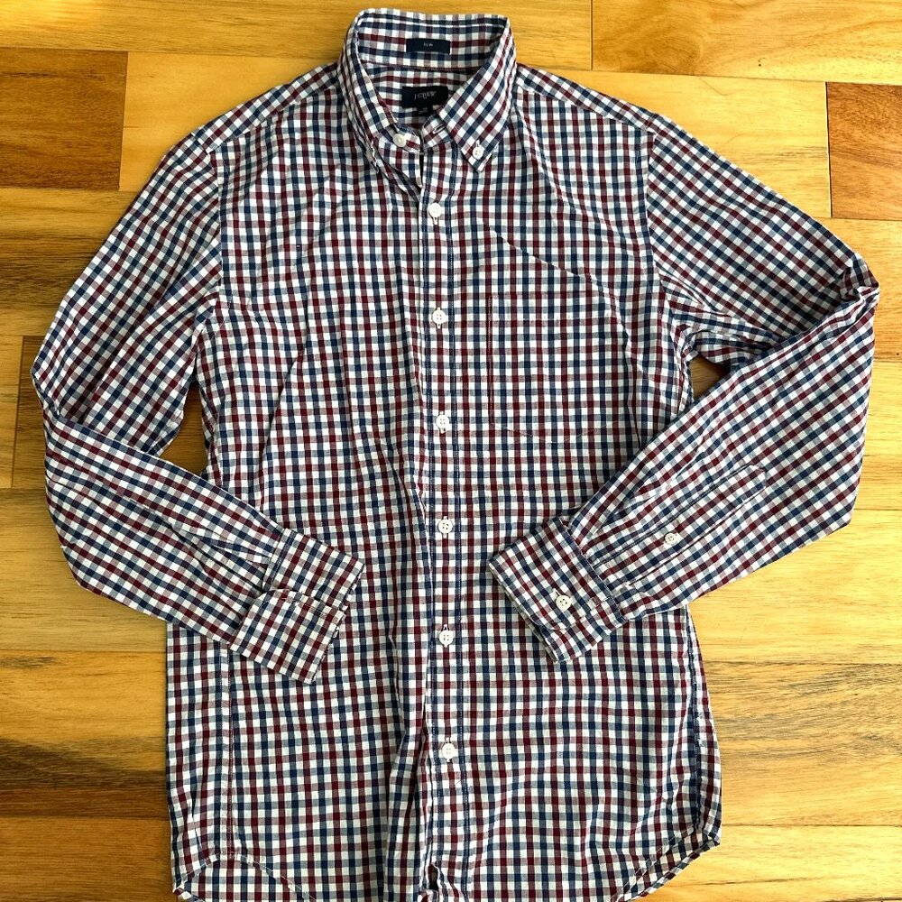 J.Crew Mens Casual Button Down Shirt XS